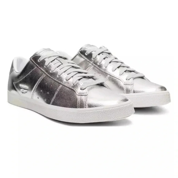 Onitsuka Tiger Lawnship 3.0 Metallic Court Sneaker Like New Mens 8 - Picture 4 of 13